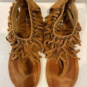 Not Rated Fringe Sandal - Size 8